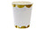 Paper Cups with Gold Scalloped Edge - Mouth.com