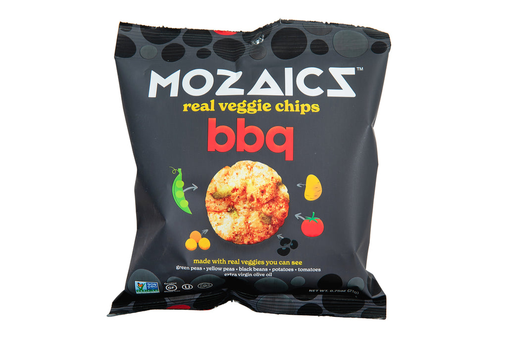 BBQ Veggie Chips made by Mozaics in Chicago, IL // Artisanal Chips