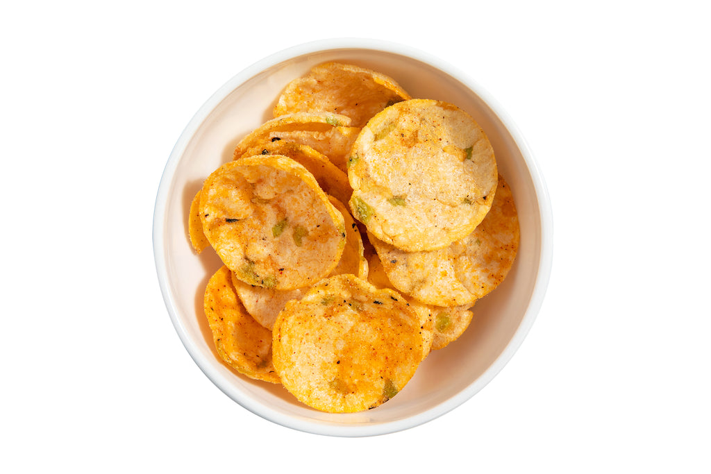 BBQ Veggie Chips made by Mozaics in Chicago, IL // Artisanal Chips