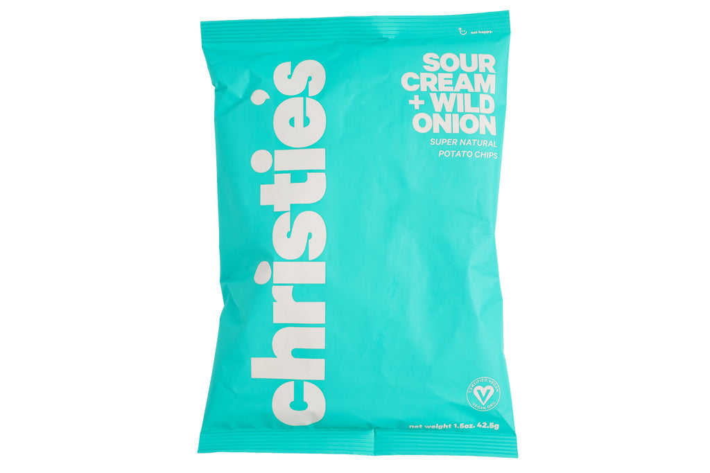 Sour Cream + Wild Onion Chips made by Christie's Chips in Santa Monica, CA // Artisanal Chips