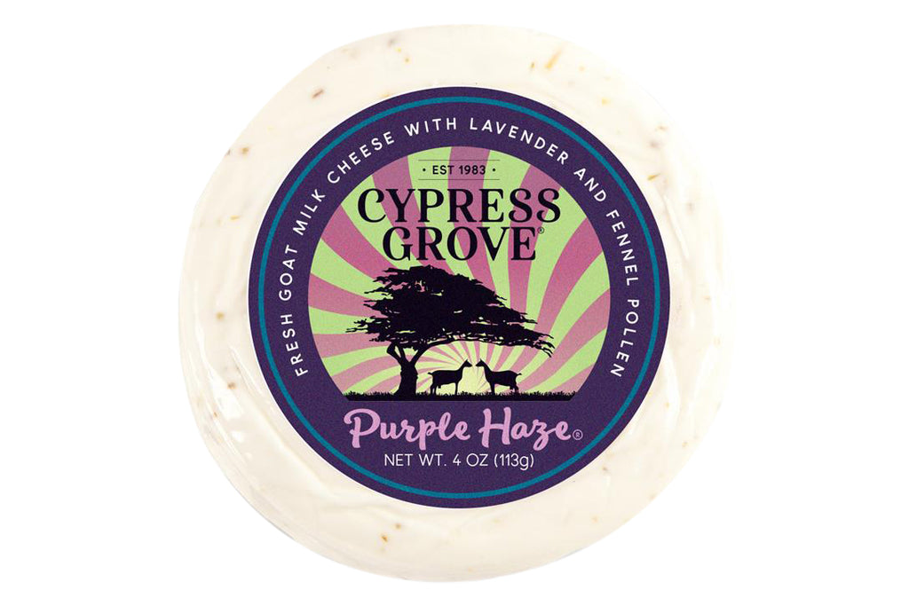 Purple Haze Goat Cheese by Cypress Grove in Arcata, California