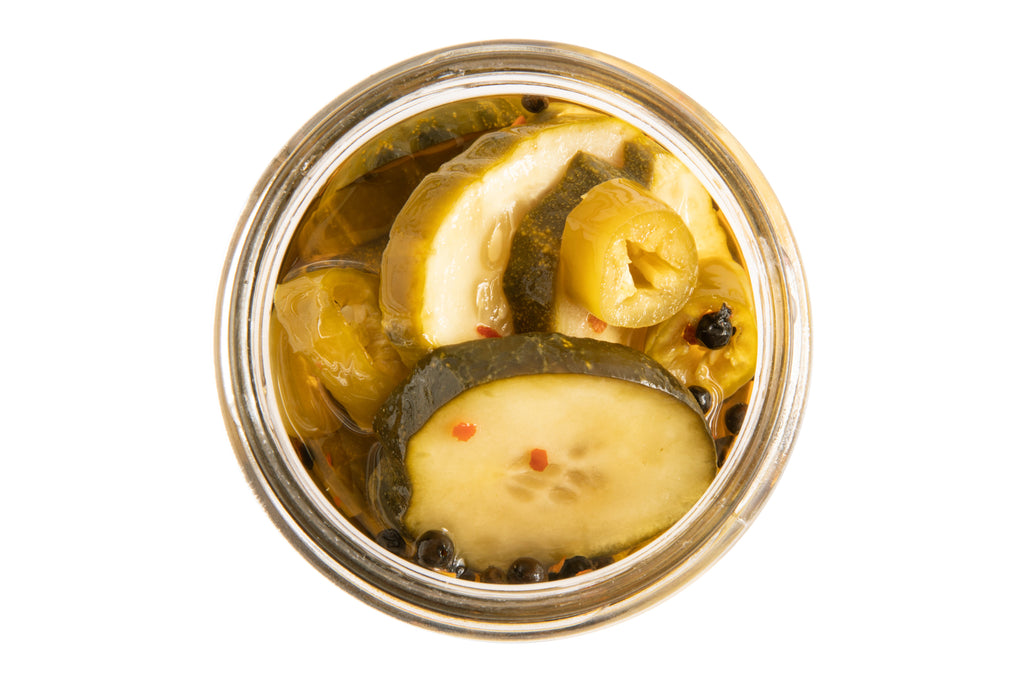 Sweet + Spicy Pickle Chips made by Epic Pickles in Dallastown, PA