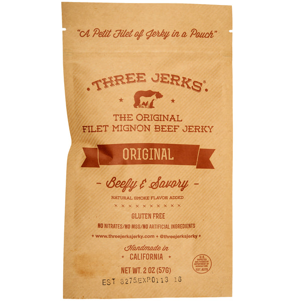 Filet Mignon Beef Jerky by Three Jerks Jerky in Venice, California // Gourmet Beef Jerky