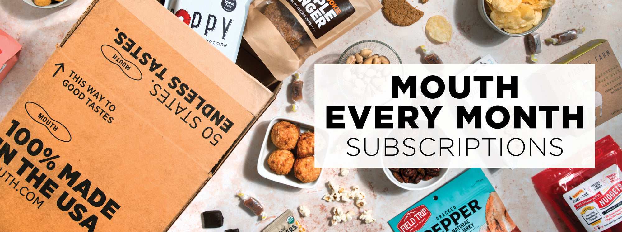 Mouth.com Snacks Subscriptions